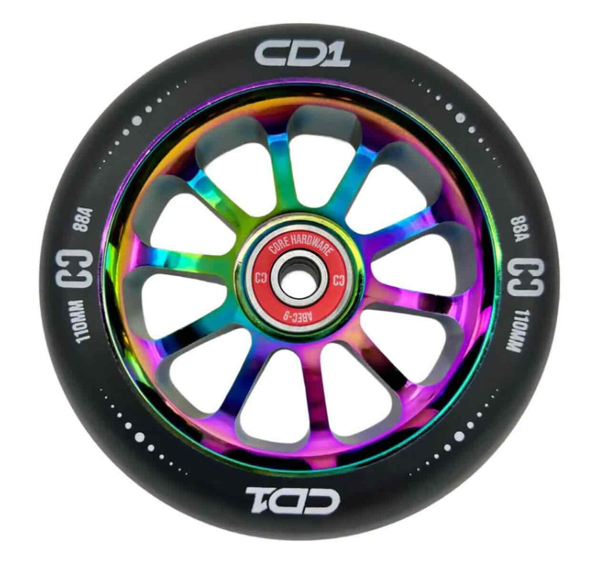 Kolečko CORE CD1 110 Black Neochrome