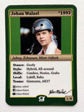 Kartička jezdce Johan Walzel LTD