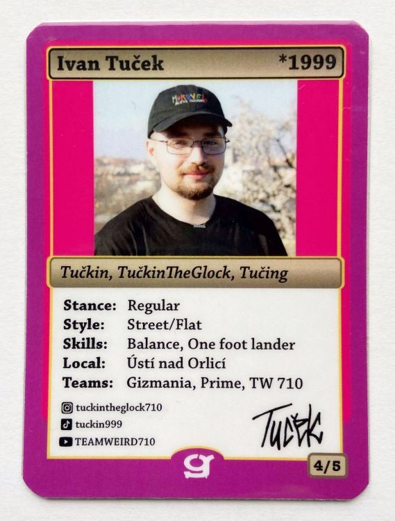 Kartička jezdce David Šenkýř LTD
