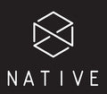 Native Logo Sticker Black