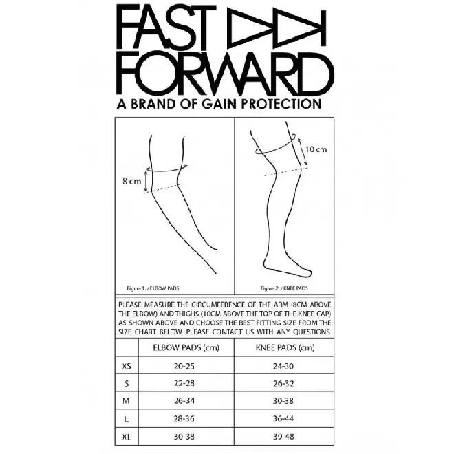 Ginocchiere e gomitiere Gain Fast Forward Rookie